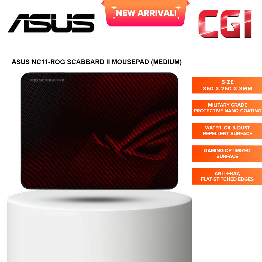 ASUS NC11-ROG Scabbard II Medium Mouse Pad