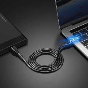 Ugreen (US286) 50998 Type C to Type C Nickel Plating Cable (1.5M) - Black