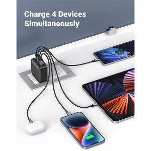 UGREEN (CD224) 70819 PD 65W USB-A and 3xUSB-C Gan Tech Charger