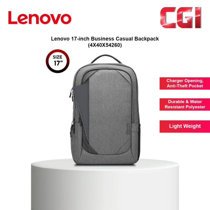 Lenovo Business Casual 17-inch Backpack - 4X40X54260