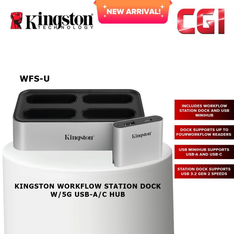 Kingston USB 3.2 Gen 2 Workflow Station - WFS-U