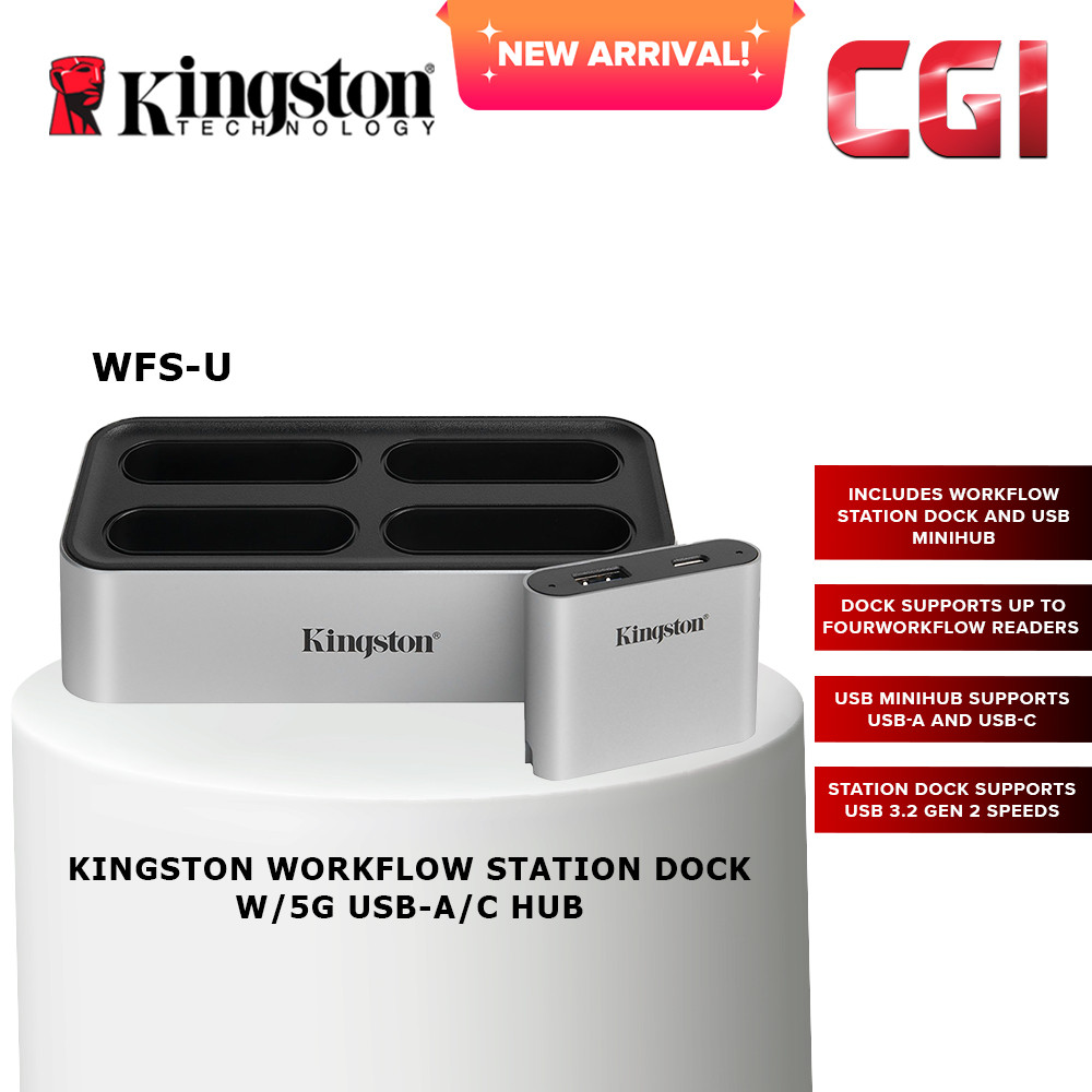 Kingston USB 3.2 Gen 2 Workflow Station - WFS-U