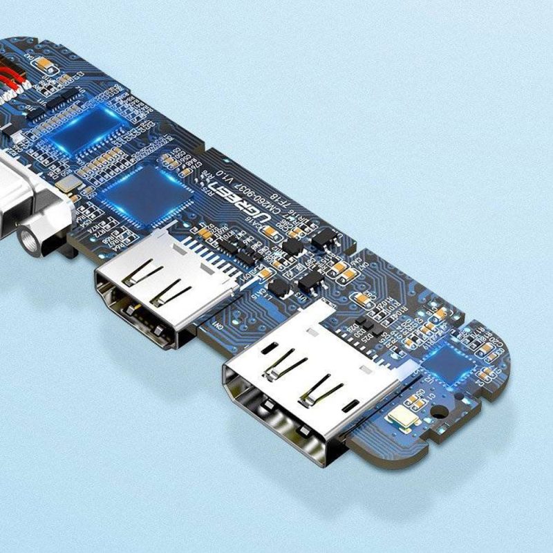 Ugreen (CM260) 60568 3-in-1 USB-C to Multifunction (HDMI+VGA+DP)