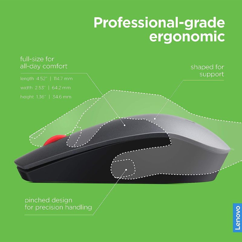 Lenovo Professional Wireless Laser Mouse - 4X30H56886