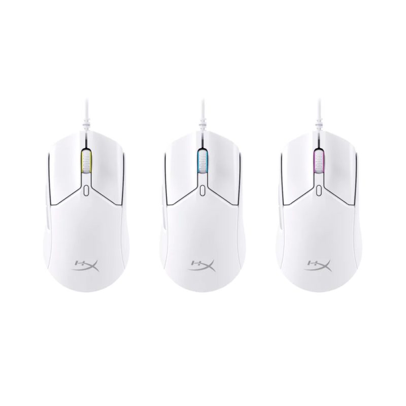 HyperX Pulsefire Haste 2 Ultra-lightweight Wired Gaming Mouse - White (6N0A8AA)