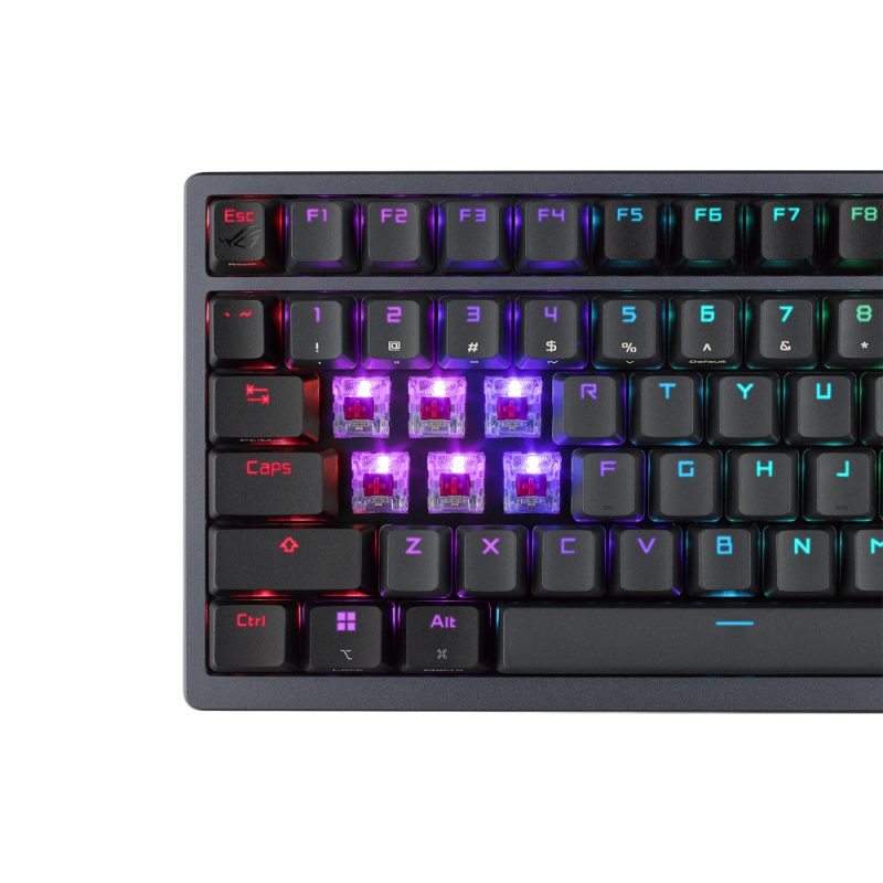 Asus M701 ROG Azoth OLED Display SpeedNova NX Mechanical Gaming Keyboard - Brown Switch