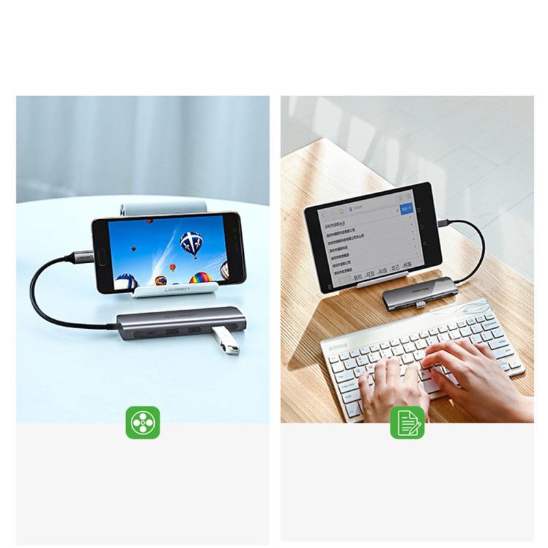Ugreen (CM136) 50209 5-in-1 USB-C to HDMI Multifunctional Hub