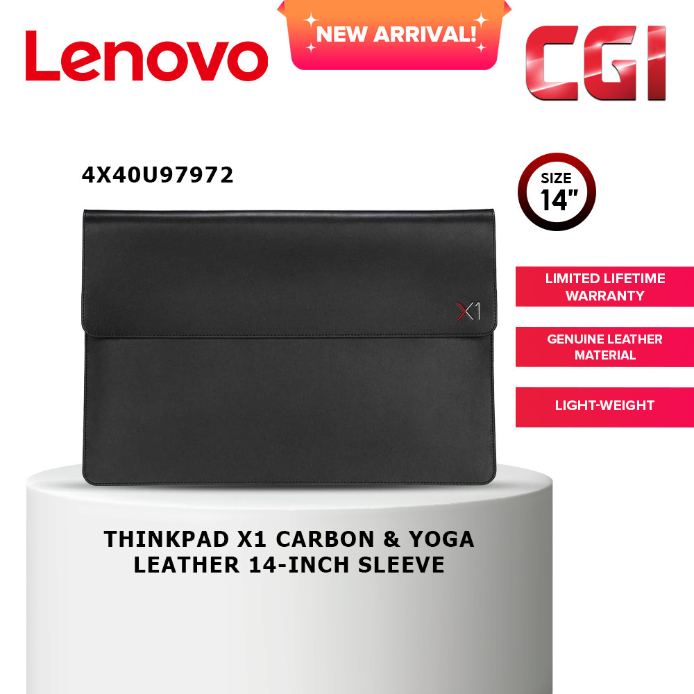 ThinkPad X1 Carbon/Yoga 14" Leather Sleeve -4X40U97972