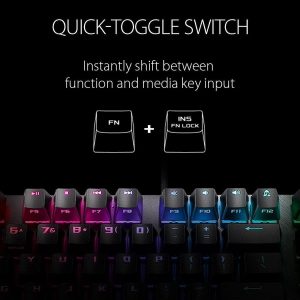 ASUS X802 ROG Strix Scope NX TKL RGB Aura Sync Mechanical Wired Keyboard - Brown Switch