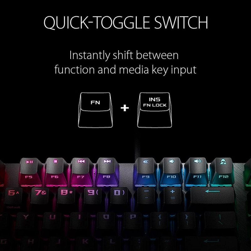 ASUS X802 ROG Strix Scope NX TKL RGB Aura Sync Mechanical Wired Keyboard - Brown Switch