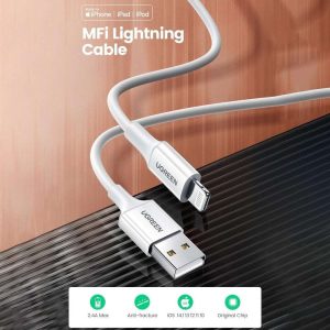 Ugreen (US155) 20728 USB A to Lighting Sync & Charging Cable (1M) - White