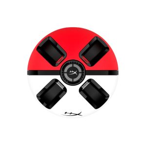 HyperX ChargePlay Quad 2|Joy-Con Charging Station - White-Red (6Y2G7AA)