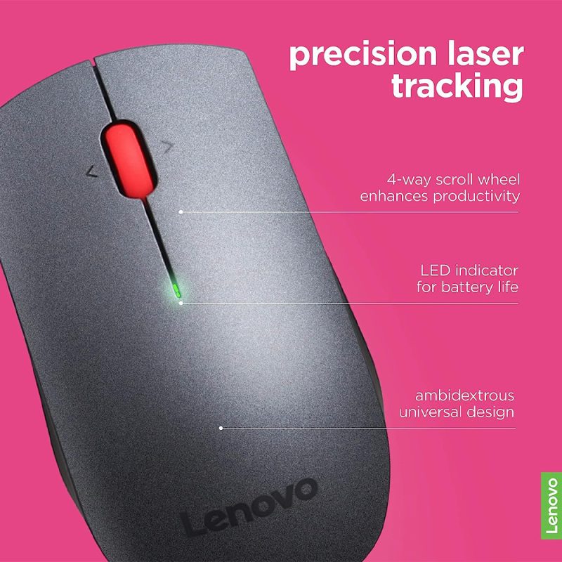 Lenovo Professional Wireless Laser Mouse - 4X30H56886