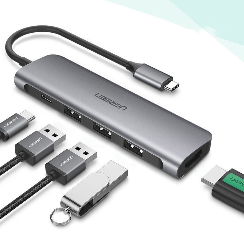 Ugreen (CM136) 50209 5-in-1 USB-C to HDMI Multifunctional Hub
