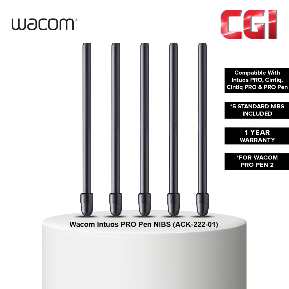 Wacom Intuos Pro ACK-222-01 Tablet Pen Replacement Nibs