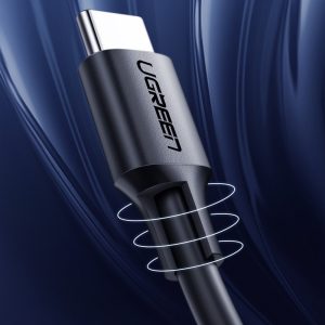 Ugreen (US286) 50998 Type C to Type C Nickel Plating Cable (1.5M) - Black