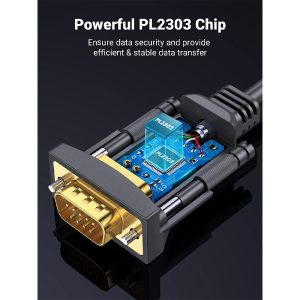Ugreen (CR104) 20222 USB to DB9 RS-232 Adapter Cable (2M)