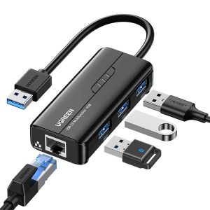 Ugreen 20265 USB 2.0 Hub with Gigabit Ethernet Adapter