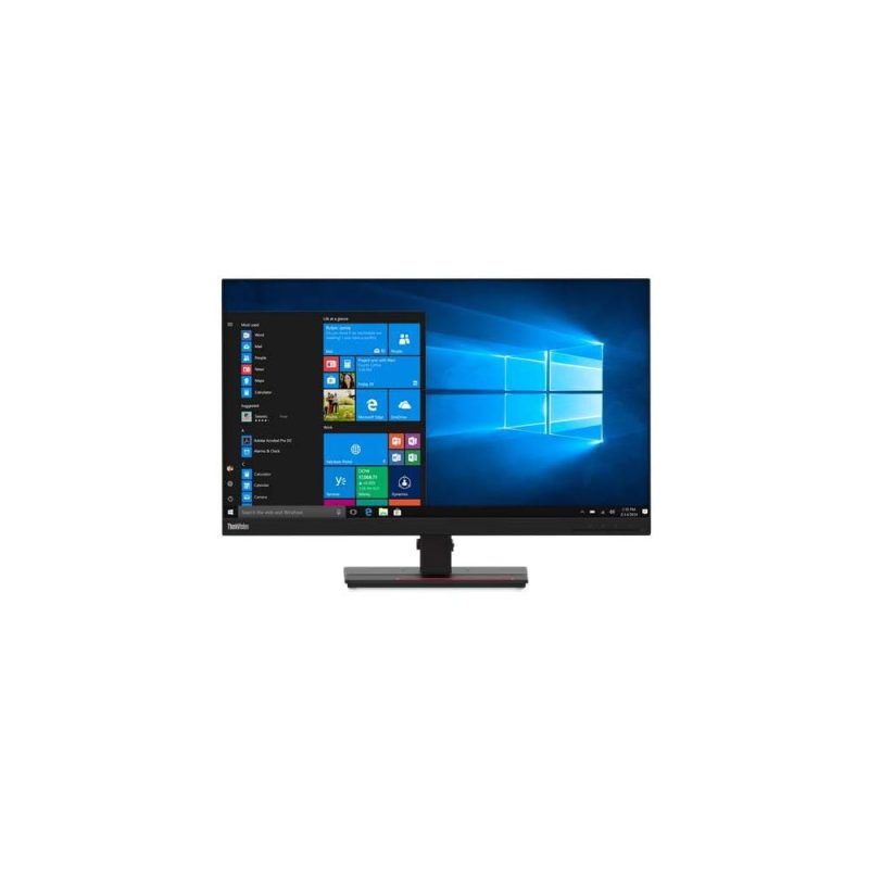Lenovo 27" Thinkvision T27Q-20 IPS QHD 60Hz 4ms Ergonomic Eye Comfort Near-Edgeless Monitor - 61EDGAR2WW