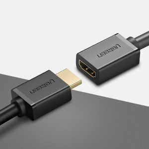 Ugreen (HD107) 10146 4K 3D HDMI Male to Female Extension Cable (1M)