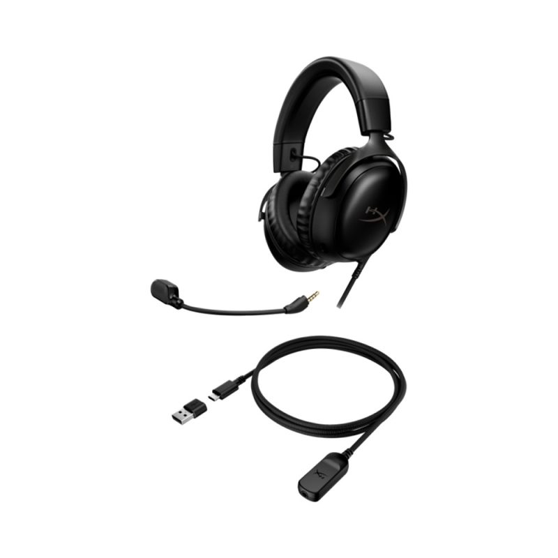 HyperX Cloud III DTS X-Spatial Audio Wired Gaming Headset - 727A8AA (Black)