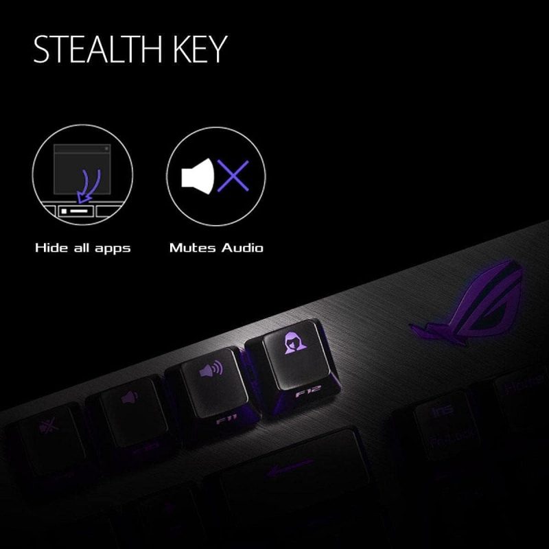 ASUS X802 ROG Strix Scope NX TKL RGB Aura Sync Mechanical Wired Keyboard - Brown Switch