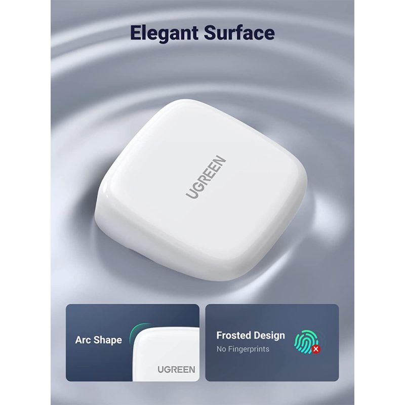 Ugreen (CD216) 60623 Gan Tech 65W PD USB-C Charger - White