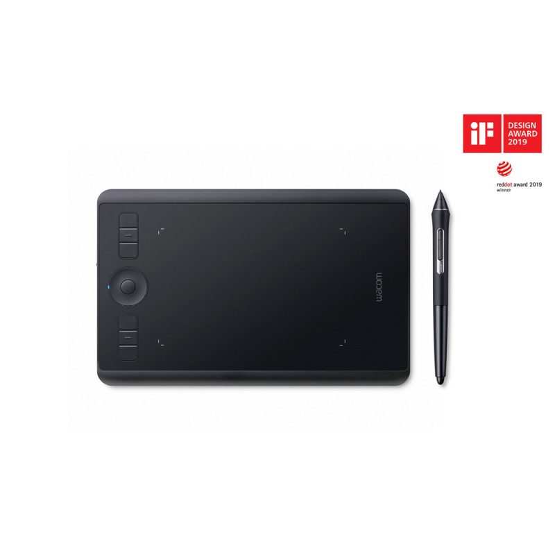 Wacom Intuos Pro PTH-460/K0-CX Small Pen Tablet with Bluetooth - Black