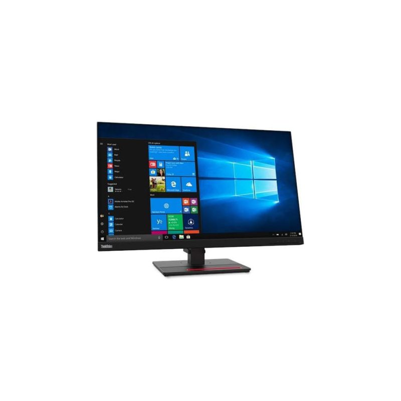 Lenovo 27" Thinkvision T27Q-20 IPS QHD 60Hz 4ms Ergonomic Eye Comfort Near-Edgeless Monitor - 61EDGAR2WW