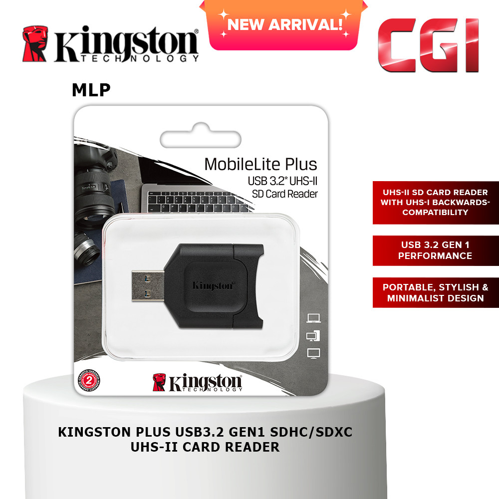 Kingston MobileLite Plus USB 3.2 Gen 1 SD Reader - MLP