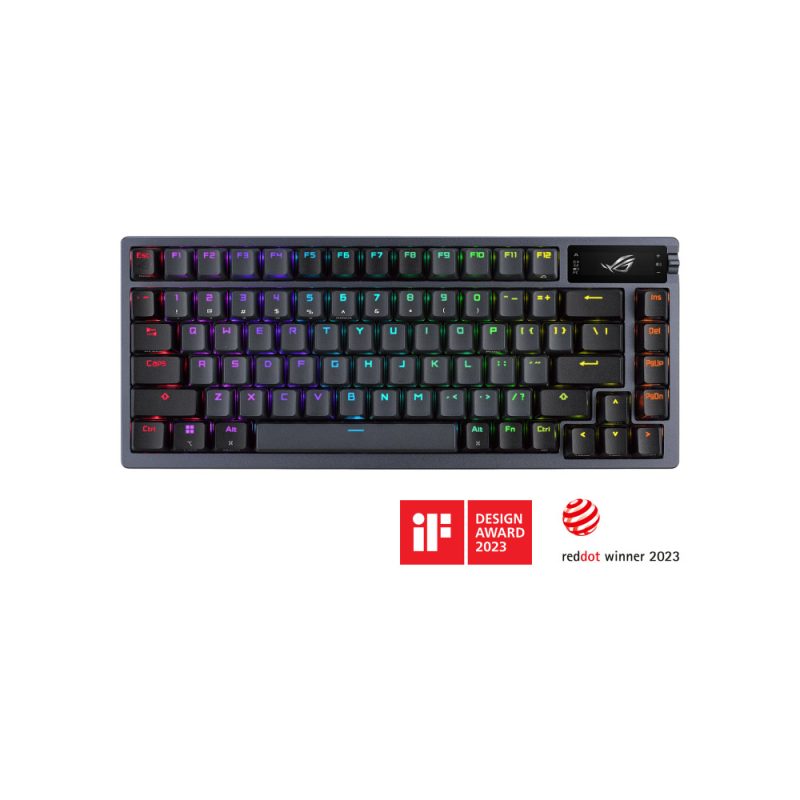 Asus M701 ROG Azoth OLED Display SpeedNova NX Mechanical Gaming Keyboard - Red Switch