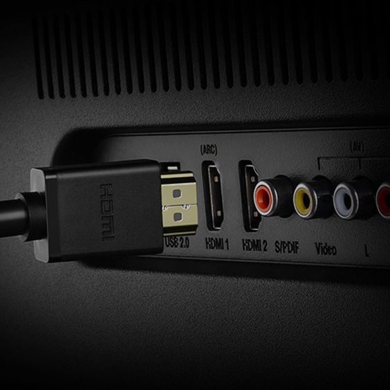 Ugreen (HD107) 10146 4K 3D HDMI Male to Female Extension Cable (1M)