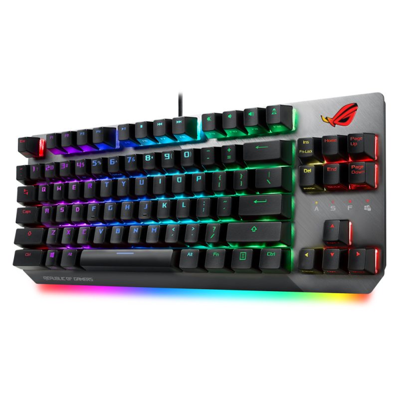 ASUS X802 ROG Strix Scope NX TKL RGB Aura Sync Mechanical Wired Keyboard - Brown Switch