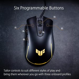 Asus TUF Gaming M3 Gen II P309 8000 DPI Wired Gaming Mouse