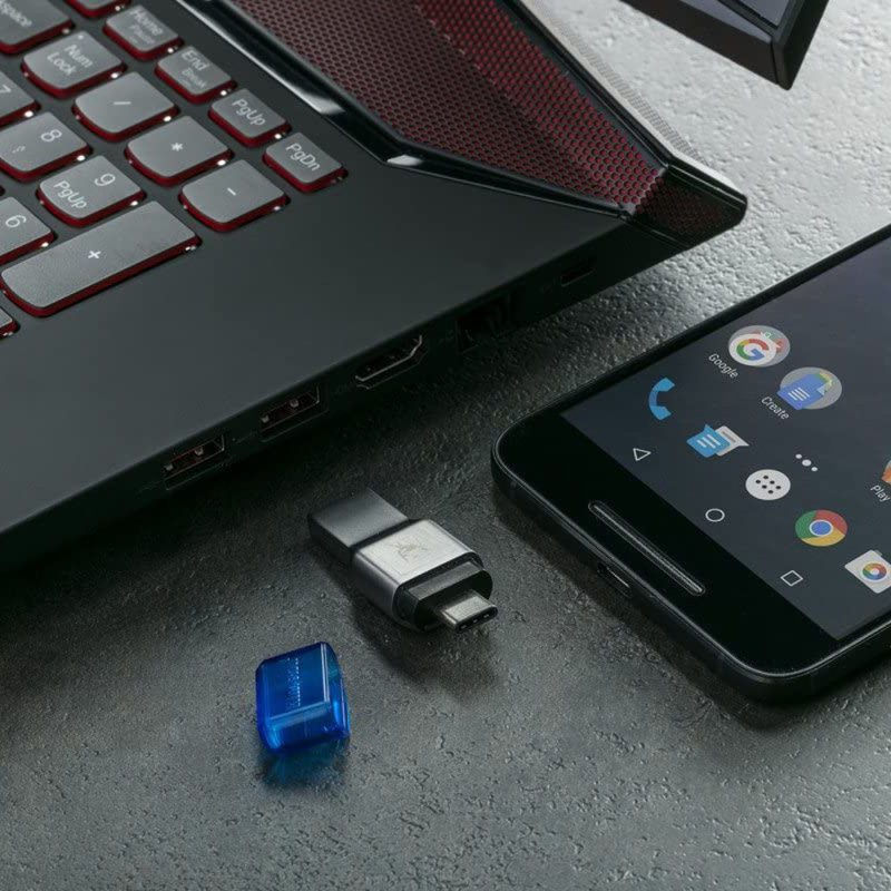 Kingston MobileLite Duo 3C Reader for USB Type-C and Micro SD Cards  - FCR-ML3C