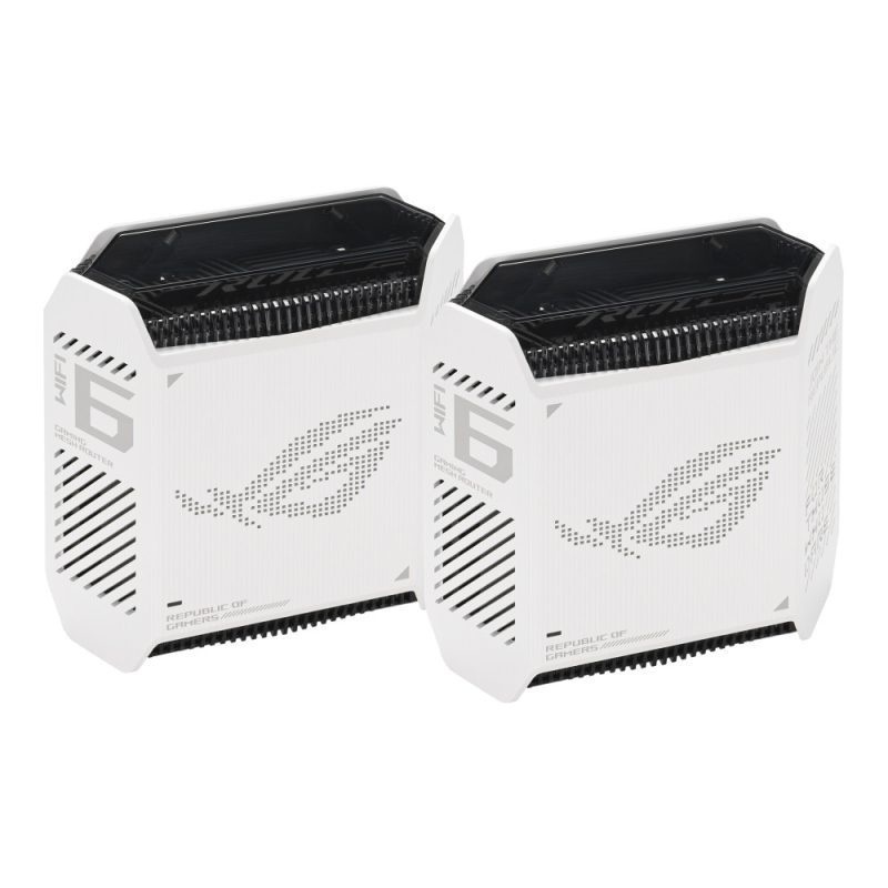 Asus ROG Rapture GT6 AX10000 Wifi 6 Gaming Mesh System Router - Moonlight White