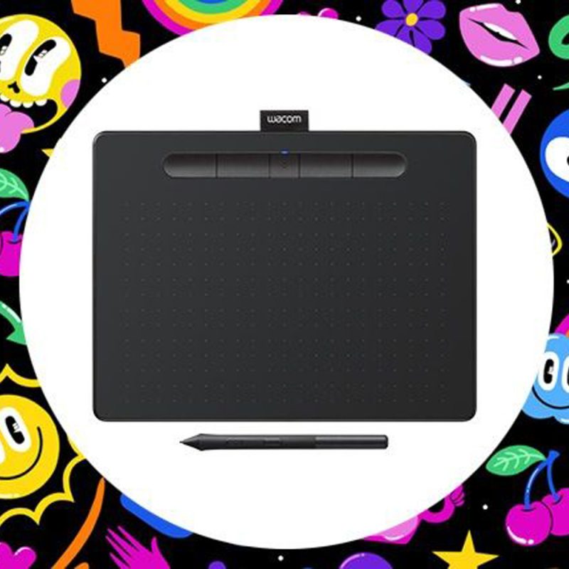 Wacom CTL-6100WL/K0-CX Intuos Medium Pen Tablet with Bluetooth - Black