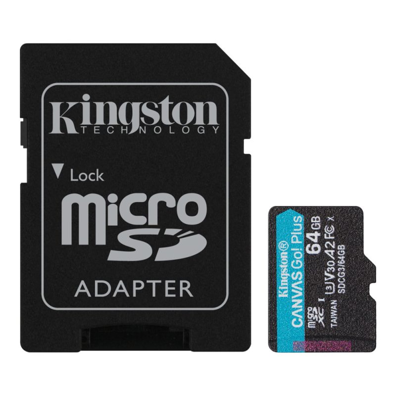 Kingston Canvas Go Plus 128GB Micro SD Card - SDCG3/128GB