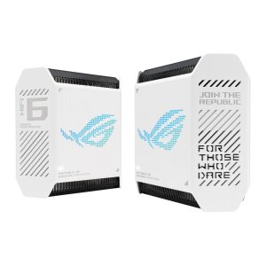 Asus ROG Rapture GT6 AX10000 Wifi 6 Gaming Mesh System Router - Moonlight White