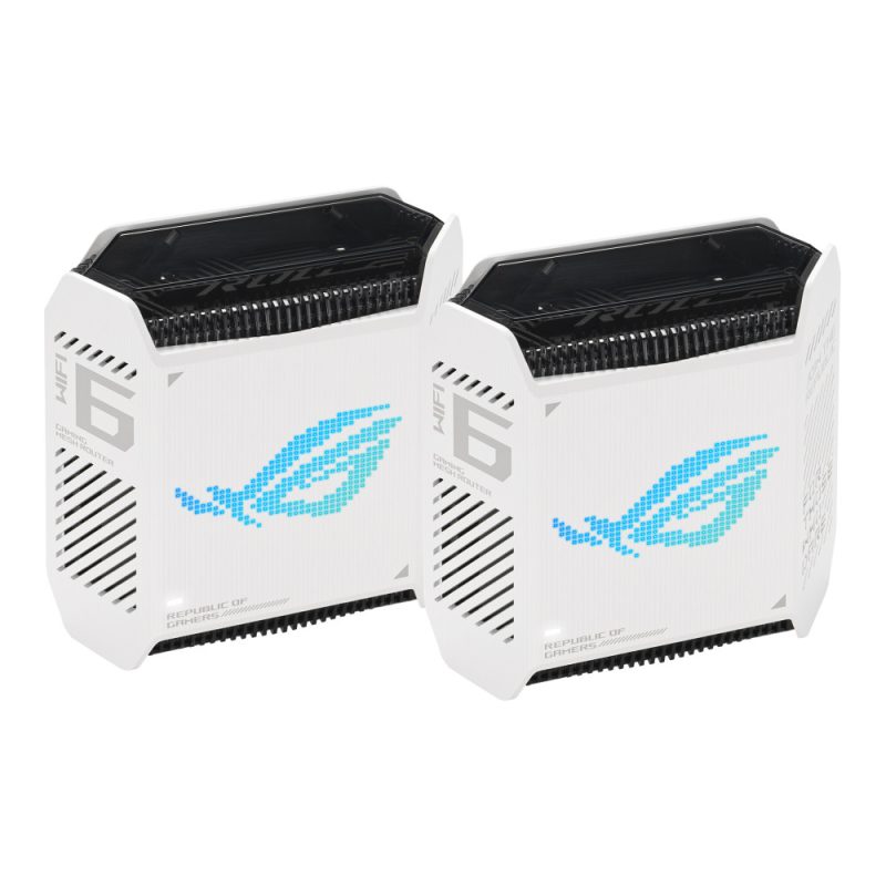 Asus ROG Rapture GT6 AX10000 Wifi 6 Gaming Mesh System Router - Moonlight White