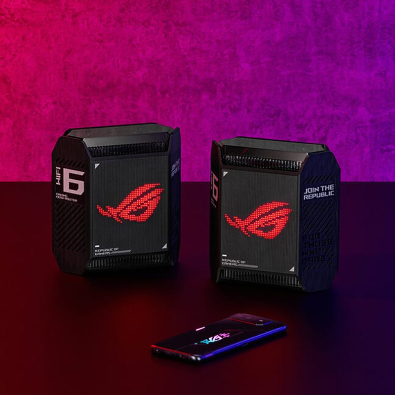 Asus ROG Rapture GT6 AX10000 Wifi 6 Gaming Mesh System Router - Black