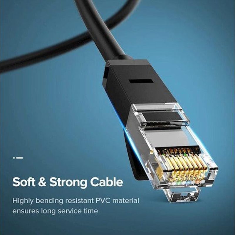Ugreen (NW102) 11203 Cat6 UTP Ethernet LAN Cable, Blue (3M) - Blue