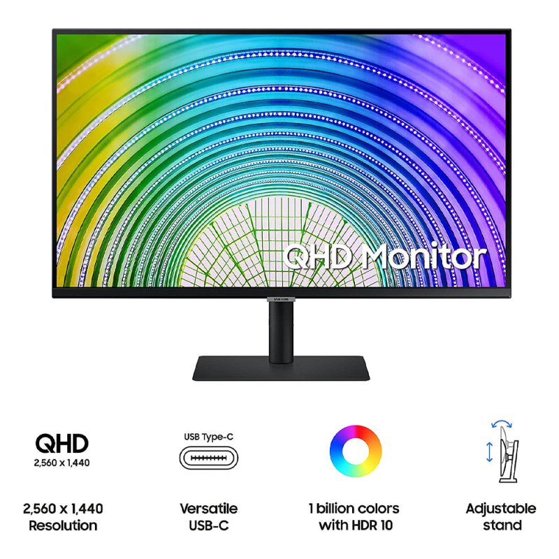 Samsung 32" LS32A600UUEXXS 5ms 75Hz ViewFinity QHD Type-C Monitor
