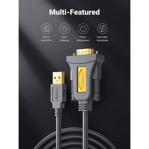 Ugreen (CR104) 20210 USB to DB9 RS-232 Adapter Cable (1M)