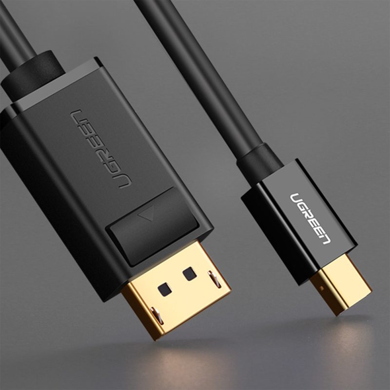 Ugreen (MD105) 10477 Mini DP to DP Cable (1.5M) - Black