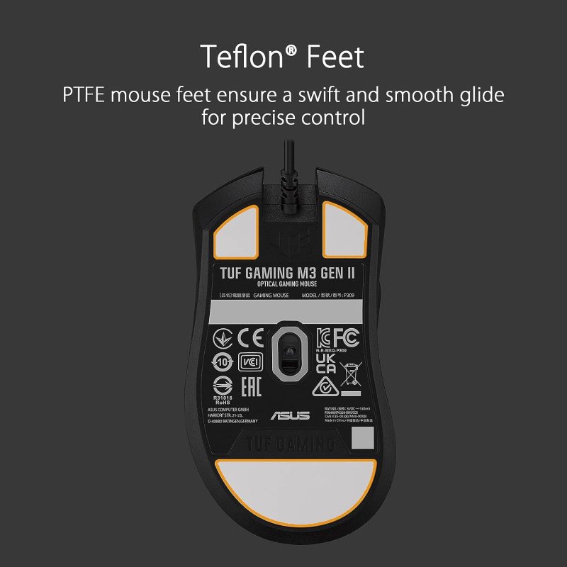 Asus TUF Gaming M3 Gen II P309 8000 DPI Wired Gaming Mouse
