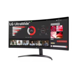 LG 34" 34WR50QC VA WQHD HDR10 AMD Freesync 100Hz 5ms Curved UltraWide Monitor