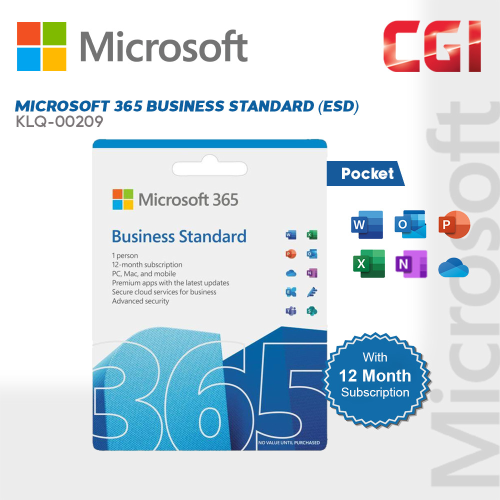 Microsoft Office 365 Business Standard Pocket ESD - KLQ-00209