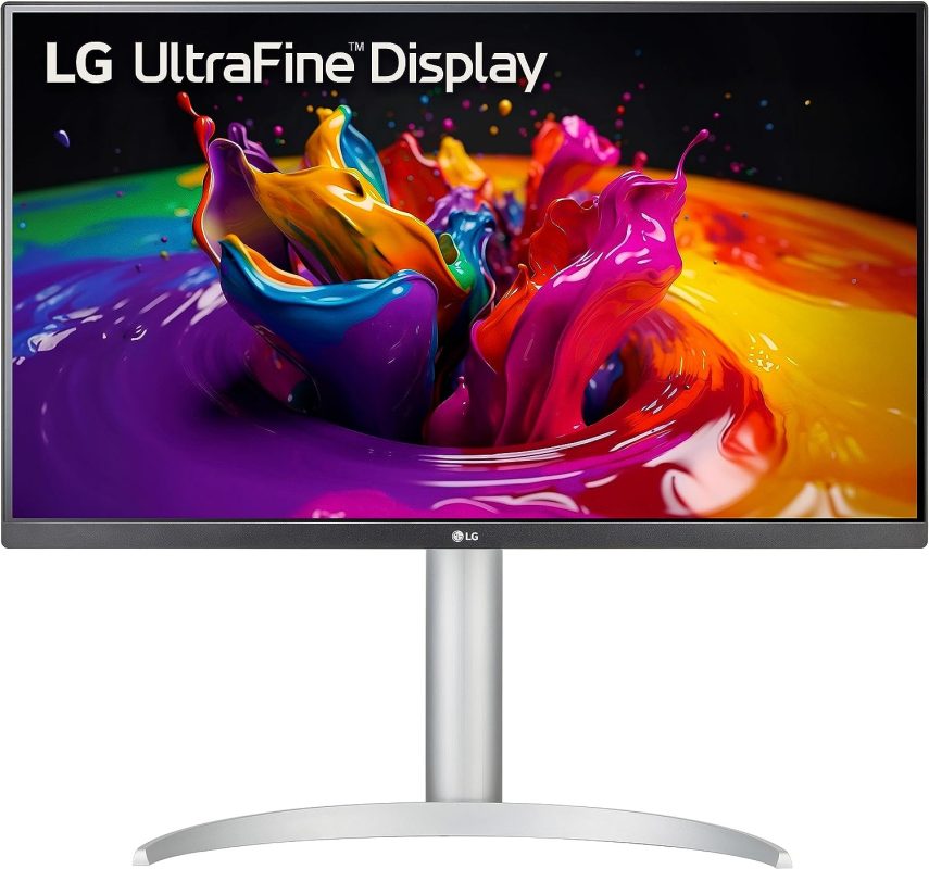 LG 27" 27UP650 IPS 4K UHD HDR10 Freesync 60Hz 5ms HDR400 Borderless Ergonomic Monitor