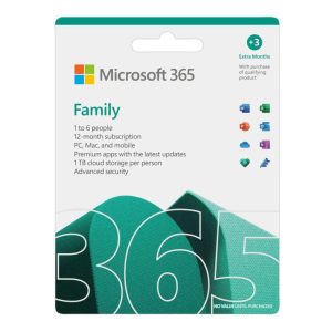 [Digital Version] Microsoft Office 365 Family (ESD) 12 Month - 6GQ-00083